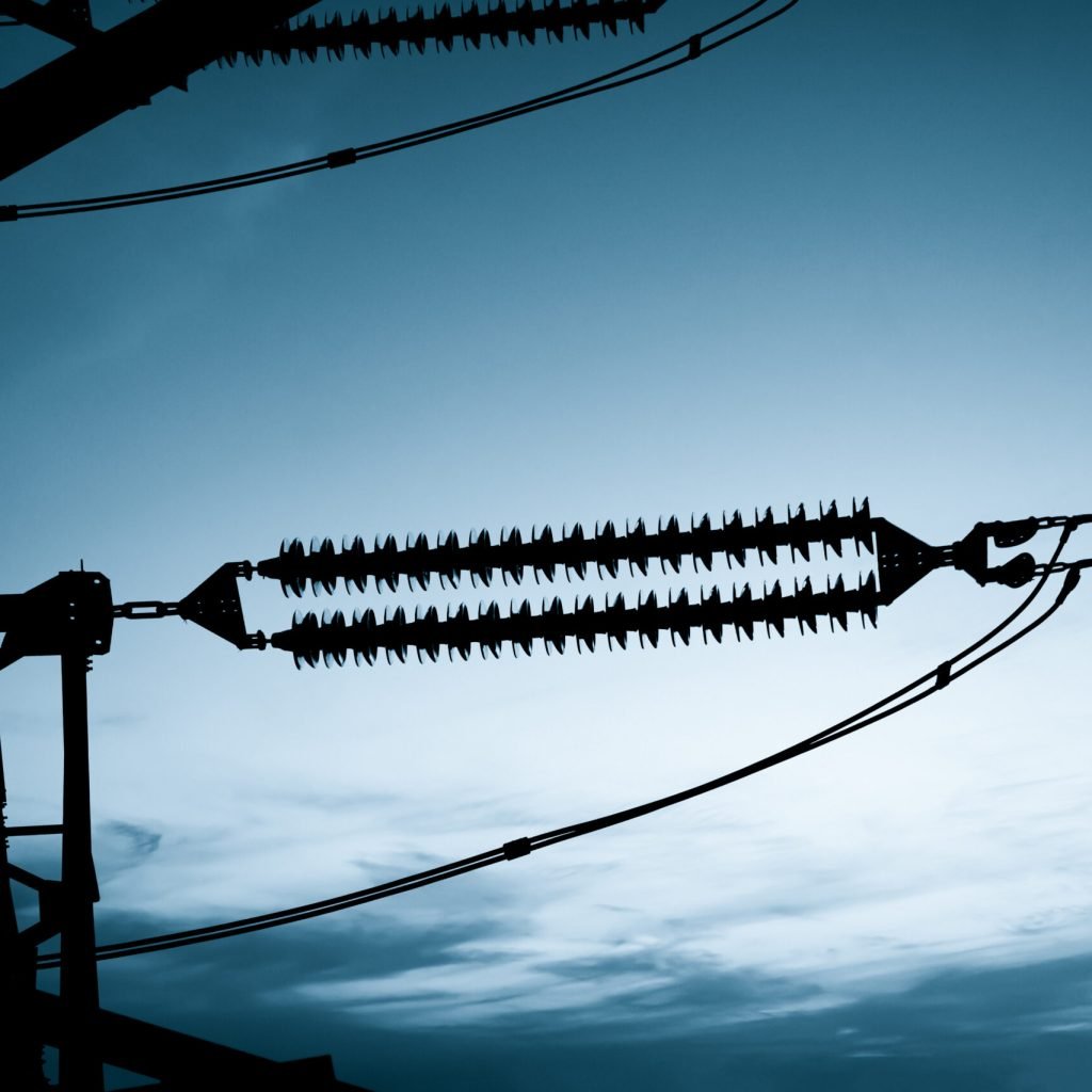 electricity high voltage pole and sky electricity high voltage pole and sky